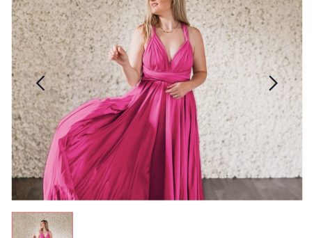 Pink Multi-way Bridesmaid Dress- Introducing Hot Pink